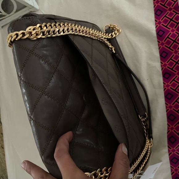 New Tory Burch willa black shoulder bag large - Picture 6 of 11